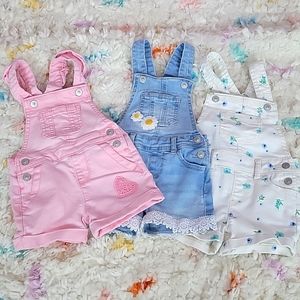 Toddler shorts overalls